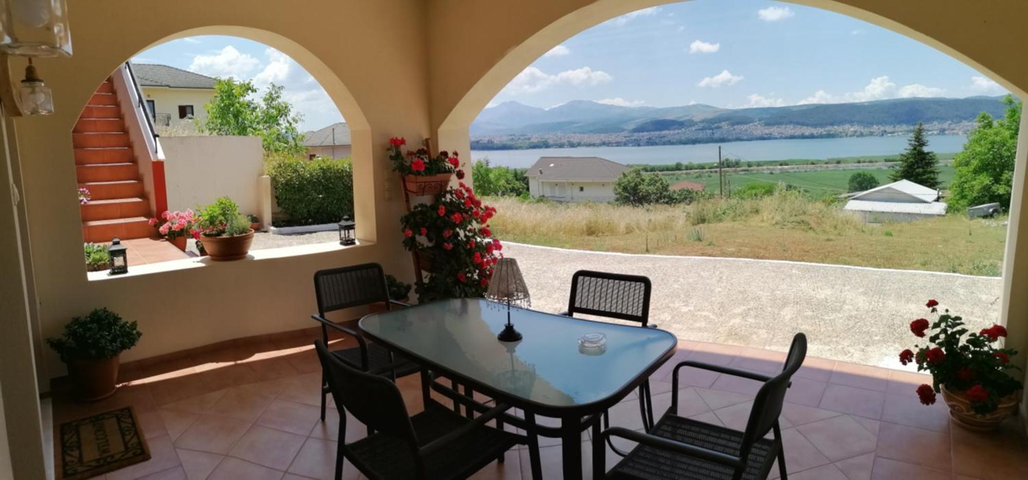 Ferienwohnung House With View In Amfithea Ioannina Exterior foto